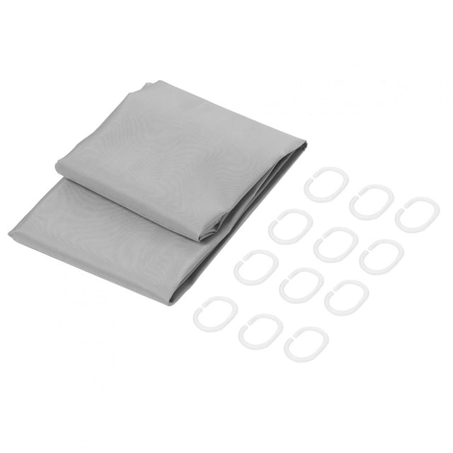 Rideau de Bain Delaman, Ménage Rideau de Douche Imperméable Tissu Rideau de Bain Fournitures de Salle de Bain(200 * 180CM)