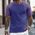 thumbnail image 2 of Men's Athletic Performance Short Sleeve T-Shirt Breathable Comfort Fit for Outdoor Sports and Casual Wear Men's Oversized Tshirts Workout T-Shirt, 2 of 5