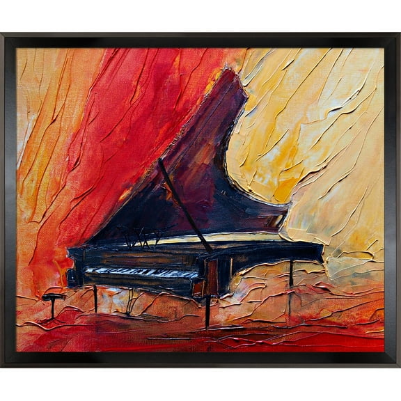 La Pastiche Justyna Kopania Piano Framed Fine Art Print
