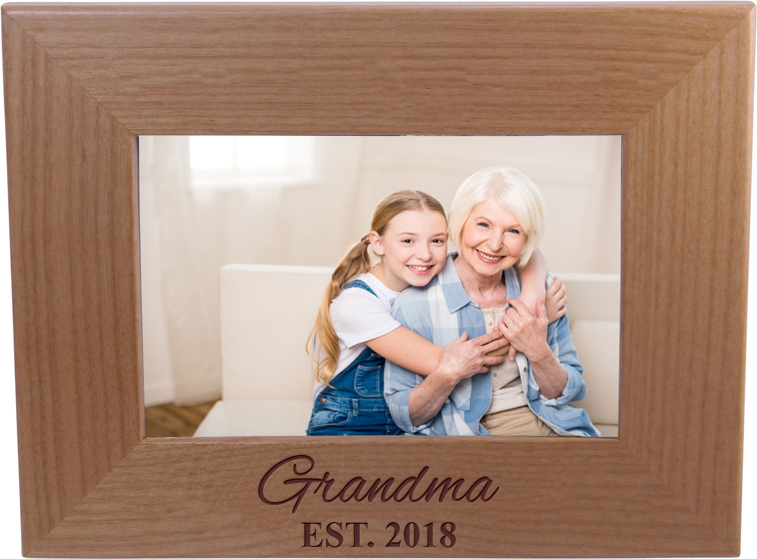 Grandma Est 2018 4 Inch X 6 Wood Picture Frame Com