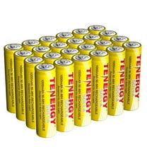 Tenergy Solla Rechargeable NiMH AA Battery, 1000mAh Batteries for Solar Garden Lights, 24 Pack, UL Certified