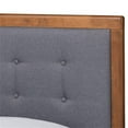 thumbnail image 4 of Baxton Studio Alida Dark Grey and Brown Finished Wood Twin Size Platform Bed, 4 of 9