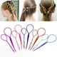 thumbnail image 2 of 4-10 unids/set creador de cola de caballo, herramientas de estilismo de bucle de plástico, Clip de cola de Pony negro, herramienta de estilismo para hacer trenzas de pelo para mujeres y niñas Tan Jianjun  unisex, 2 of 2