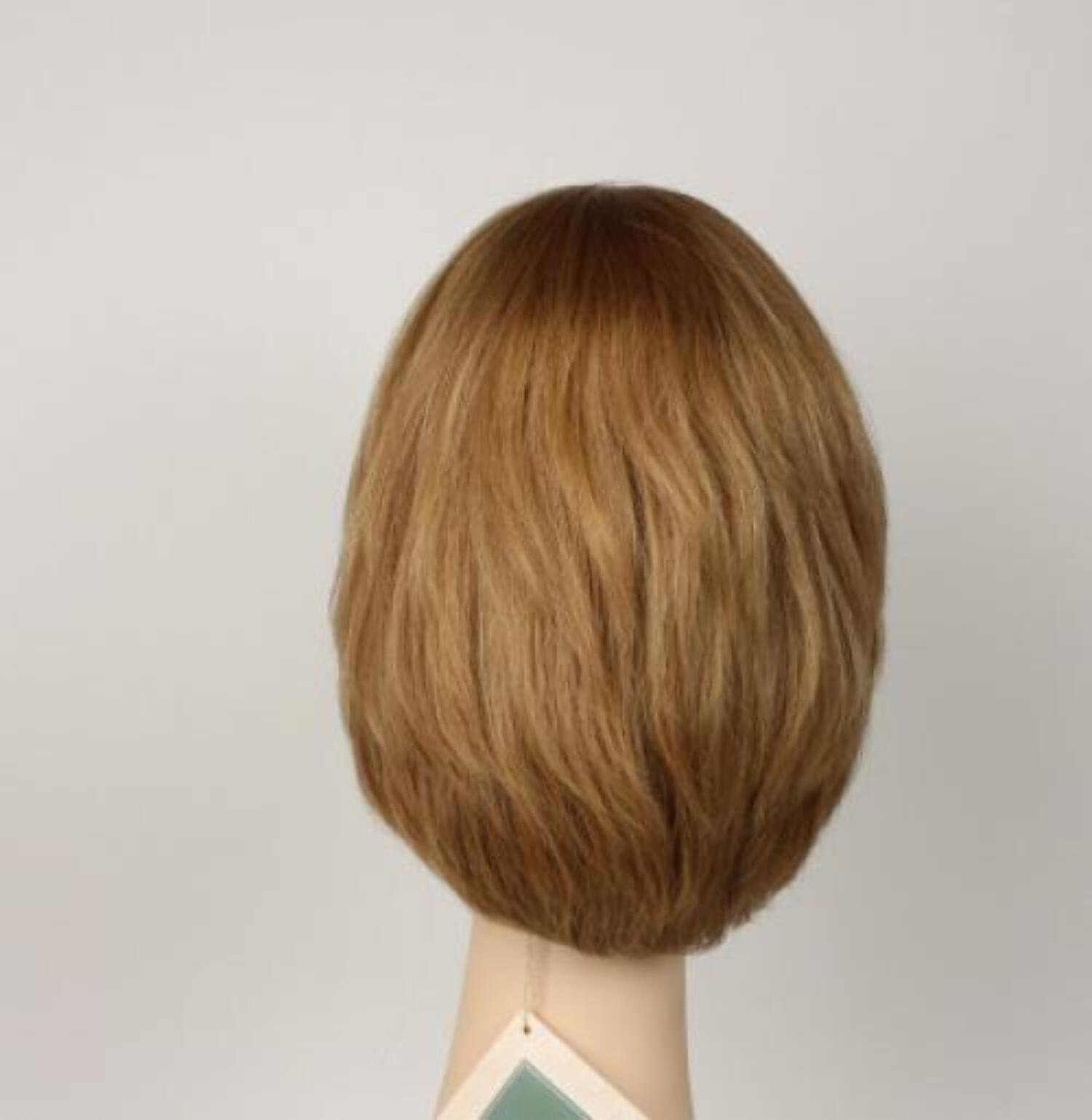 European Human Hair Freeda Wig Medium-Light Blonde Dorothy With Red Tones Size X-Large