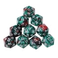 thumbnail image 4 of 10pcs Set Dados D20 de 20 Caras Sunnimix para TRPG Game Green Coffee, 4 of 7