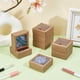 thumbnail image 4 of 20 cajas cuadradas de papel con ventana de PVC, 8 x 8 x 3,5 cm (3,15 x 3,15 x 1,38 pulgadas). Caja de regalo de papel., 4 of 5