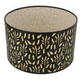 thumbnail image 1 of Metal Etching Process Large Lamp Shades, Alucset Drum Big Lampshades with Pattern of Trees Design, Spider, 12x14x10 Inch, for Table Lamp and Floor Light, 1 of 8