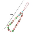 thumbnail image 5 of Tnobhg Christmas Tree Snowman Santa Claus Bell Decor Phone Lanyard Colorful Beads Mobile Phone Wristband Anti-Loss Chain Jewelry Gift, 5 of 7
