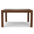 thumbnail image 5 of Simpli Home Wilson 54 inch x 54 inch Square Transitional Dining Table in Walnut Veneer, 5 of 11