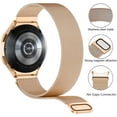 thumbnail image 3 of 2 Pack Bands for Samsung Galaxy Watch 6/5/4/7/FE Band 40mm 44mm/Classic 47mm 43mm 46mm 42mm Women/Men,Magnetic Loop Strap for Samsung Galaxy watch 5 Pro band 45mm,No Gap Metal Mesh Correa Wristband, 3 of 7