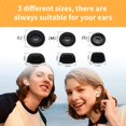 thumbnail image 3 of Puntas de espuma Bodykoo para Apple AirPods Pro 1 y 2, 3 pares, 3 of 8