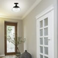 thumbnail image 3 of 60/6799-Nuvo Lighting-Kew-1 Light Semi-Flush Mount-10.38 Inches Wide by 10 Inches High-Aged Bronze Finish, 3 of 10