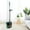 Blue, variant on 100Fens Brooms And Dustpan Set Double-layer Scraper Foldable Dustpan Non-stick Hair Dustpan Sweeping Brooms 180-degree Rotatable Brooms For Vertical Storage
