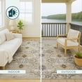 thumbnail image 4 of Addison Rugs Chantille Indoor/Outdoor Traditional Global Beige Machine Washable Rectangle Rug, 10' x 14', 4 of 8