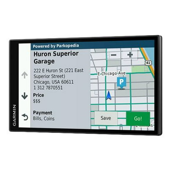 Garmin DriveSmart 61 NA LMT-S with Lifetime Maps/Traffic, Live Parking, Bluetooth,WiFi, Smart Notifications, Voice Activation, Driver Alerts, TripAdvisor, Foursquare