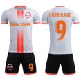 thumbnail image 1 of Custom Boys Girls Socce Jersey Short sleeve Set Adult Kids Athletes Football Jersey Cheap Children Soccer Uniform Set White zhangmengya LED, 1 of 2