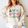thumbnail image 2 of Christmas Coquette Bow Sweatshirt, Funny Christmas Hoodie, Christmas Bow png, Retro Christmas Crewneck, Holiday Coquette Bow Sweatshirt, 2 of 3