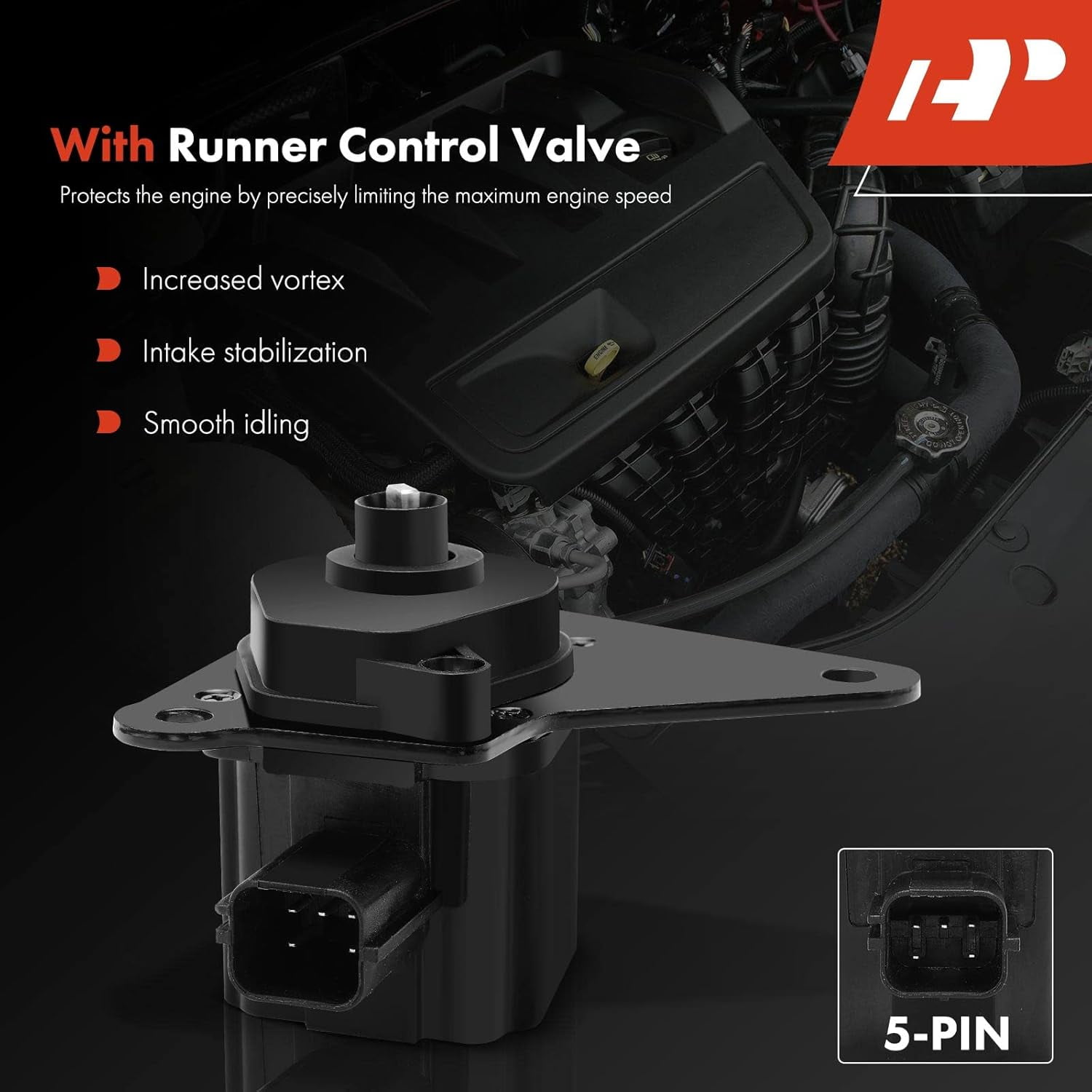 A-Premium Intake Manifold With Runner Control Valve & MAP Sensor - Compatible with Chrysler, Dodge, Jeep Vehicles - Avenger, Caliber, Compass, Journey, Patriot, Sebring - 2007-2017 - 2.4L 2.0L 1.8L