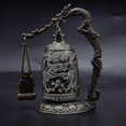 thumbnail image 4 of 2025 Fengshui Vintage Small Dragon Bell Buddhist Collectibles Ornaments, Good Luck Bell, Meditation Home Decor, 4 of 5