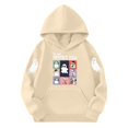 thumbnail image 2 of YUANxueke Boys & Girls Cute Ghost Print Sweatshirt, Long Sleeve Hooded Sweatshirt with Kangaroo Pocket, Fashion Loose Pullover Tops, 2 of 3