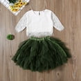 thumbnail image 2 of One opening Newborn Set Baby Clothing Baby Girl Clothes Long Sleeve Romper Floral Pants Legging Trouser Headband 2pcs Outfit, 2 of 5