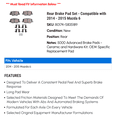 thumbnail image 2 of Rear Brake Pad Set - Compatible with 2014 - 2015 Mazda 6 - Dynamic Friction, 2 of 2