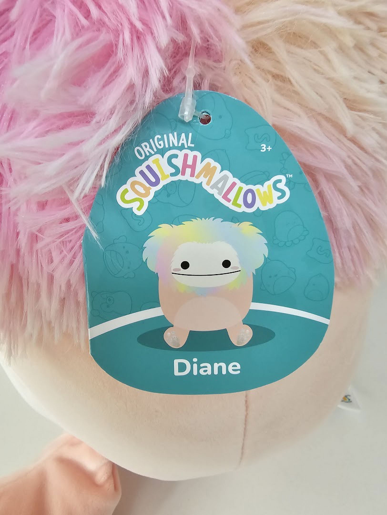 Squishmallows Official Kellytoys Plush 12 Inch Diane the Pink Bigfoot Ultimate Plush Stuffed Toy