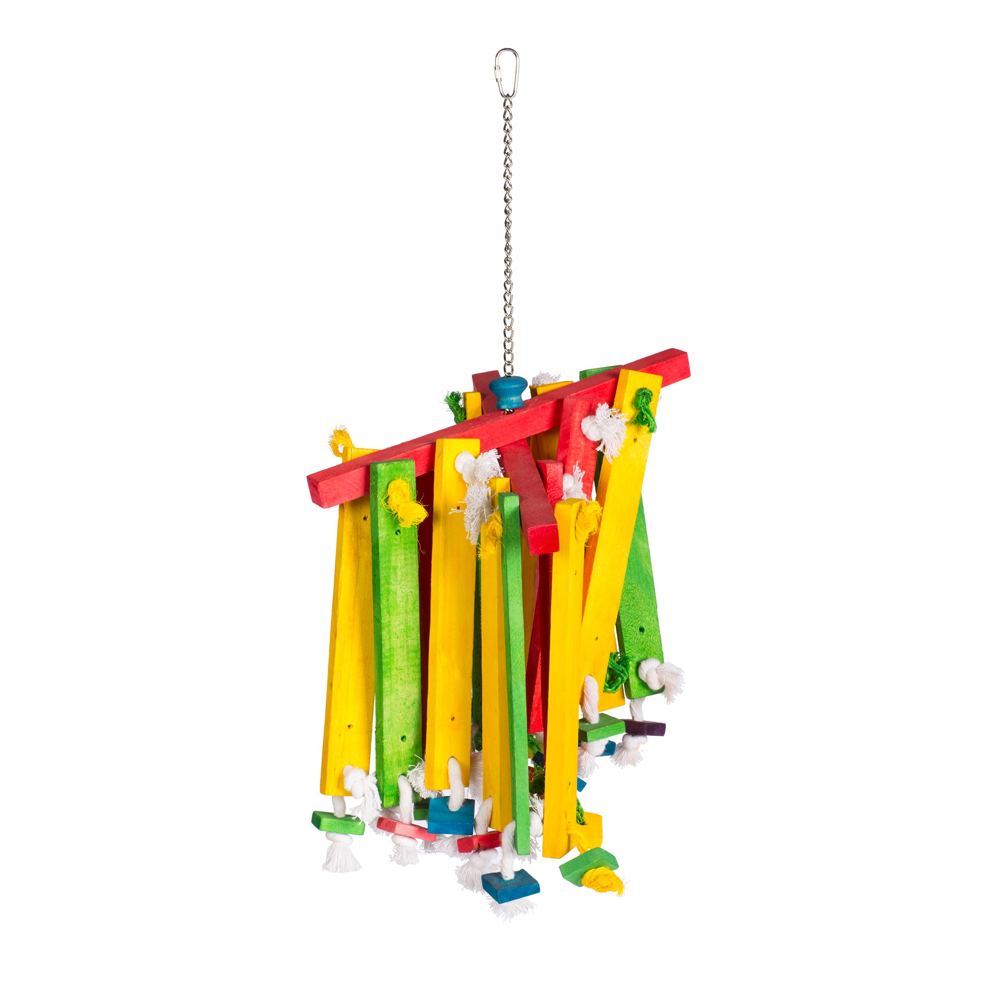 Prevue Pet Products Playfuls Sound & Movement Wood Chimes Bird Toy 60948