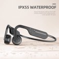thumbnail image 3 of Auriculares de conducción ósea TITOUMI, compatibles con Bluetooth 5.0, deportivos, resistentes al sudor, para senderismo y yoga., 3 of 8