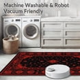 thumbnail image 5 of ODIKA 4'x6' Machine Washable Non-Slip Area Rug, Dark Aesthetic Witchy Bath High Traffic Rug, Black, 26493, 5 of 7