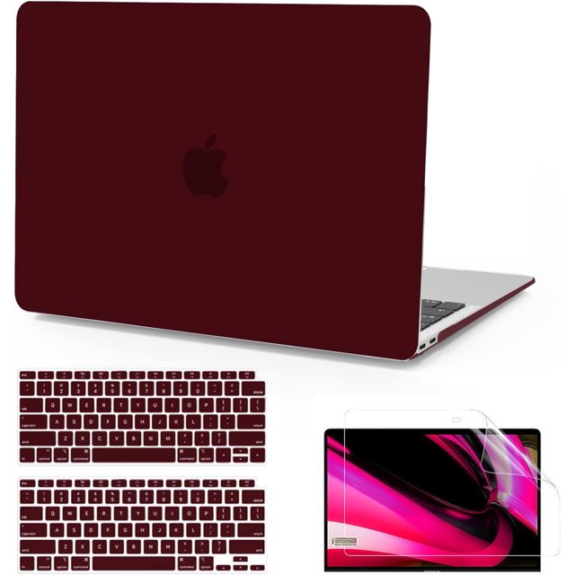 Funda compatible con MacBook Air de 13 pulgadas (2022, 2021, 2020, 2019, 2018, A2337, M1, A2179, A1932, Touch ID, mate)