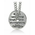 thumbnail image 4 of Women's Stainless Steel Softball Pendant Necklace-Phil 4:13 by Shields of Strength, 4 of 4