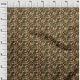 thumbnail image 3 of oneOone Rayon Brown Fabric Abstract Fabric For Sewing Printed Craft Fabric By The Yard 56 Inch Wide, 3 of 4