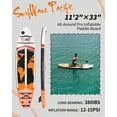 thumbnail image 2 of Inflatable Paddle Board Inflatable Stand Up Paddle Board 11'x34"x6" With Accessories,Inflatable SUP, 2 of 6
