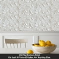 thumbnail image 5 of 1 piece, self-adhesive and removable wallpaper wall sticker, 2D flat French retro leaf pattern PVC wallpaper, can be spliced, home background wall decoration wallpaper, suitable for kitchen, living r, 5 of 10