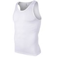 thumbnail image 3 of SSAAVKUY Savings Mens Slimming Body Shaper Compression Tank Top Summer Vest Shirt Abs Shapewear Sports Fitness Tank Top White 6, 3 of 6