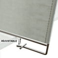 thumbnail image 4 of Lynk® Vela™ Shelf Dividers - Linen Closet Organizers and Storage - Linen Storage - Closet Organization - Towel Organizer for Closet (Set of 2) - Platinum, 4 of 5
