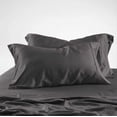 thumbnail image 4 of Royal Borough Luxury Tencel Lyocell Sheets Set - Soft Breathable Cooling Sheets for Hot Sleepers - Deep Pockets Hotel Quality Tencel Sheets Cooler Than Cotton - 4 Pieces King Size - Charcoal, 4 of 4