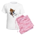 thumbnail image 6 of CafePress - Boxer Lover Women's Light Pajamas - Women's Short Sleeve Print T-Shirt and Pants Light Cotton Pajama Set, 6 of 7