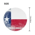 thumbnail image 2 of Retro Texas Flag Small Round MousePad for Wireless Computer Laptop, Office Desk Accessories 7.9 x 7.9 inch, 2 of 6