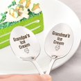 thumbnail image 4 of Grandma Grandpa Birthday Gifts for Women Men Grandpa's Grandma's Ice Cream Spoon Gift for Grandparents from Gradson Granddaughter Ice Cream Lovers Gifts for Grandfather Grandmother Valentines Day Gift, 4 of 6