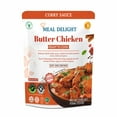 thumbnail image 5 of Meal Delight Tikka Masala, Korma & Butter Chicken Gluten, Free Plant Based Simmer Sauce Variety of 6 Pack 12.6oz, Shelf Stable, 5 of 5