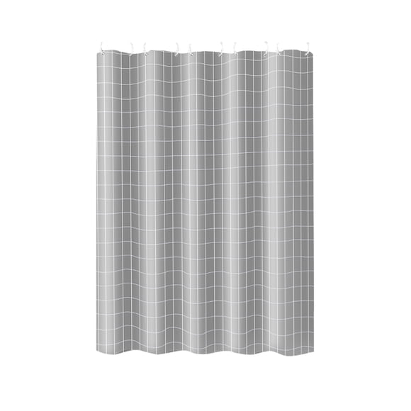 Cortina de ducha Injueey de lujo gris impermeable 240*180cm