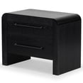 thumbnail image 5 of Safavieh Katrina Solid Wood 2 Drawer Nightstand in Black, 5 of 14