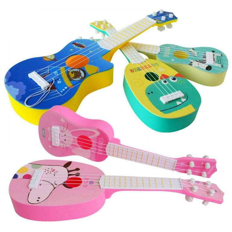 TOOLYLAND Jouet Musical - Guitare Miniature en Bois pour Enfants, 3 Ans et  + 