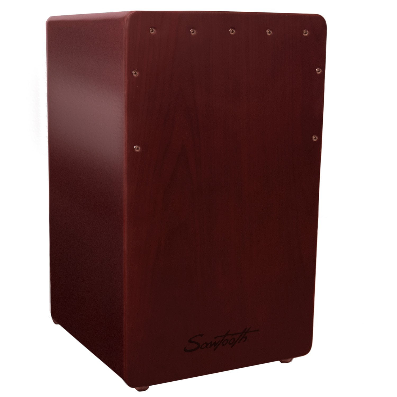 ST-MSC-S Sawtooth Satin Standard Size Gloss Cherry Mahogany Back and Sides with Cajon Carry Bag 