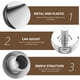 thumbnail image 3 of KAKOWELY 1 juego de almohadillas elevadoras para pies de mesa de uso doméstico con ajuste de tornillo., 3 of 5