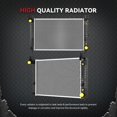 thumbnail image 3 of Radiador YITAMOTOR Core de 28 pulgadas compatible con GMC Sierra 99-06, 3 of 7