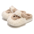 thumbnail image 6 of ZELAND Unisex Cute Lion Plush Slippers: Women's and Men's Winter Warm House Shoes, Fuzzy Fleece-Lined Cartoon Animal Slides, Anti-Slip Cozy Bedroom Loafers, Matching Couple's Holiday Gift for Adults, 6 of 7