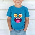 thumbnail image 2 of Feancey Toddler Boys Graphic T Shirts Funny Cute Print Short Sleeve Tops Summer Crewneck Casual Kids Girls T-Shirt Holiday Sales Today Multicolor 140, 2 of 9